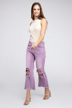 Cargar imagen en el visor de la galería, Distressed Vintage Washed Wide Leg Pants
