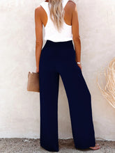 Cargar imagen en el visor de la galería, Full Size Decorative Button High Waist Pants
