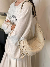 Cargar imagen en el visor de la galería, Lace-Up Polyester Crossbody Bag
