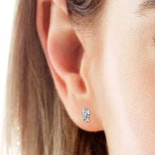 Cargar imagen en el visor de la galería, 925 Sterling Silver Moissanite Stud Earrings
