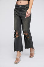 Cargar imagen en el visor de la galería, Distressed Vintage Washed Wide Leg Pants
