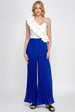 Load image into Gallery viewer, Cami Asymmetrical Ruffle Detail Pleated Bottom Jumpsuit
