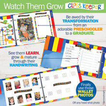 Cargar imagen en el visor de la galería, NEW! Mom Must-Have School Keepsake Kit | Class Keeper® + Photo Prop Deck + School Stickers
