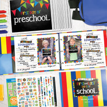 Cargar imagen en el visor de la galería, NEW! Mom Must-Have School Keepsake Kit | Class Keeper® + Photo Prop Deck + School Stickers
