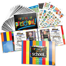 Cargar imagen en el visor de la galería, NEW! Mom Must-Have School Keepsake Kit | Class Keeper® + Photo Prop Deck + School Stickers
