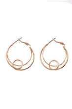 Load image into Gallery viewer, CHIC DOUBLE LAYER HOOP EARRING
