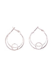 CHIC DOUBLE LAYER HOOP EARRING