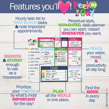 Cargar imagen en el visor de la galería, NEW! Plan Your Way Bundle | Daily &amp; Weekly Planner Pads
