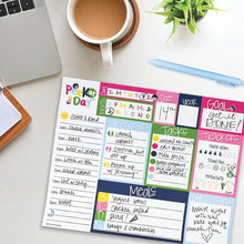 Load image into Gallery viewer, NEW! Peek at the Day™ Daily Planner Pad | All Bright &amp; Cheery

