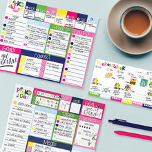 Cargar imagen en el visor de la galería, NEW! Plan Your Way Bundle | Daily &amp; Weekly Planner Pads
