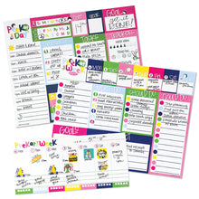 Cargar imagen en el visor de la galería, NEW! Plan Your Way Bundle | Daily &amp; Weekly Planner Pads
