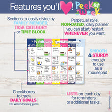 Cargar imagen en el visor de la galería, Peek at the Week® Weekly Planner Pad | Simple Cheery Week
