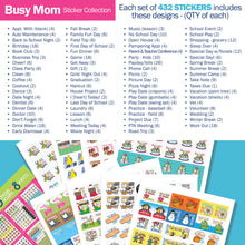 Cargar imagen en el visor de la galería, Best Planner Stickers | Family, Work, To-Dos, Events, Goals | 8 Styles
