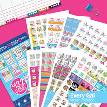 Cargar imagen en el visor de la galería, Best Planner Stickers | Family, Work, To-Dos, Events, Goals | 8 Styles
