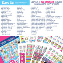 Cargar imagen en el visor de la galería, Best Planner Stickers | Family, Work, To-Dos, Events, Goals | 8 Styles
