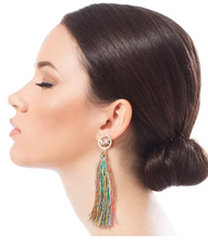 Cargar imagen en el visor de la galería, Dozen Assorted Tassel MK Earrings
