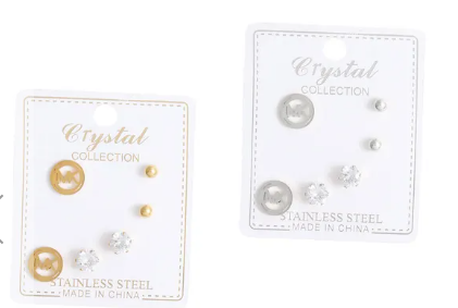 1035 - MK Inspired Postback Earrings