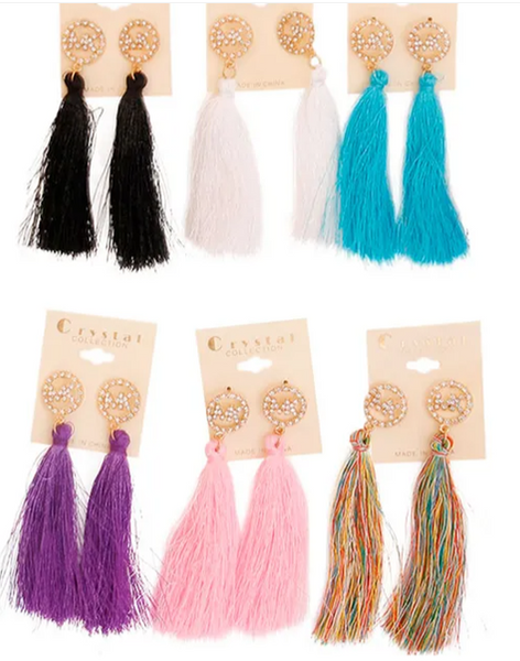 2052 - Inspired MK Fringe Earrings