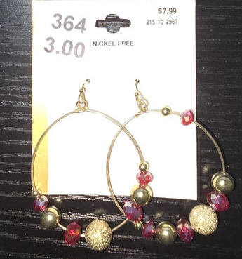 364 - gold beaded