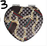 PT2 - Designer Heart Compact Mirror