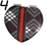 PT2 - Designer Heart Compact Mirror
