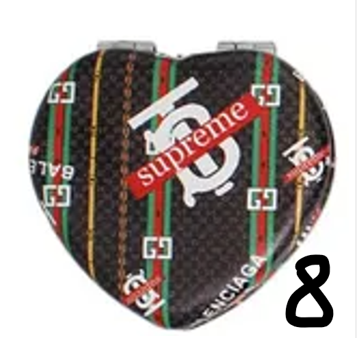 PT2 - Designer Heart Compact Mirror