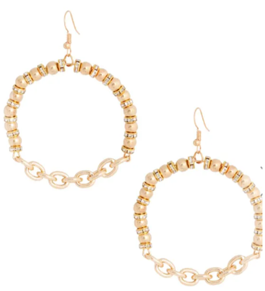 1355 - chain earrings