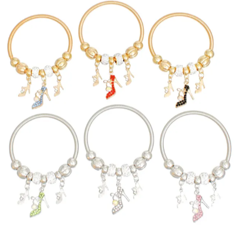 3051 -  Heels Jump Coil Bracelets