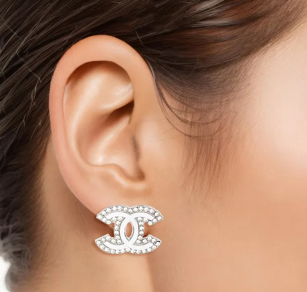 1000-8 - Small Abalone CC Stud Earring INSPIRED