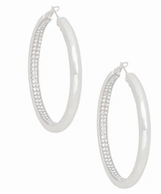 Load image into Gallery viewer, 1000-14 - Aurbo Rhinestone Inlay Earrings
