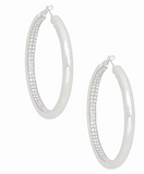 1000-14 - Aurbo Rhinestone Inlay Earrings