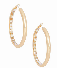 Load image into Gallery viewer, 1000-14 - Aurbo Rhinestone Inlay Earrings

