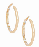 1000-14 - Aurbo Rhinestone Inlay Earrings
