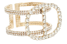 Cargar imagen en el visor de la galería, 1000-13 - Brilliant Luxe Pave Wire Bracelet
