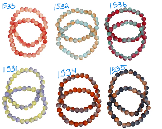 1531 - 1536 - Multi Color Bracelets