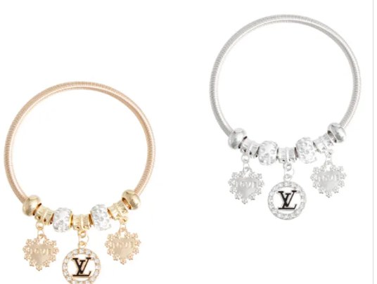 3065 -  LV Flower Charm Bracelets INSPIRED