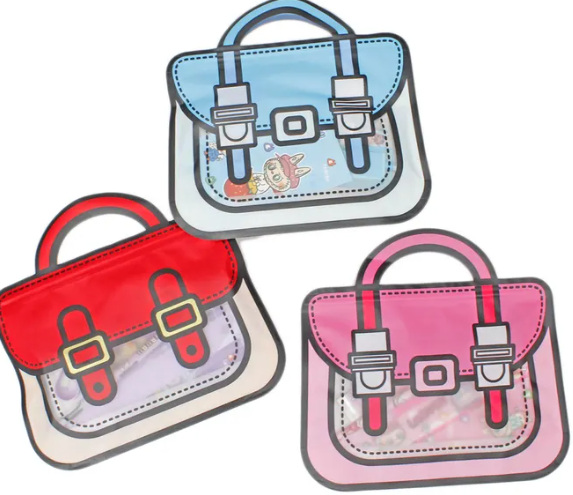 1000-19  - Labubu Stationery Kids School Bag Sets