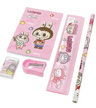 Load image into Gallery viewer, 1000-19  - Labubu Stationery Kids School Bag Sets
