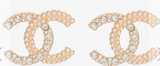 1000-22 - CC Pearl Stone Earrings INSPIRED