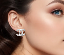 Load image into Gallery viewer, 1000-23 - CC Couture Rhinestone Stud INSPIRED
