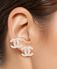 Load image into Gallery viewer, 1000-29 - Stud Sets Small CC Earrings INSPIRED
