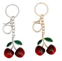 Load image into Gallery viewer, 1000-40 - Red Cherry Cheeky Coquette Keychains
