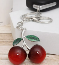 Load image into Gallery viewer, 1000-40 - Red Cherry Cheeky Coquette Keychains
