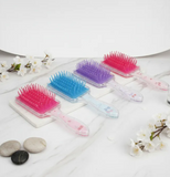 1000-56 - Sweet Cherry Glitter Paddle Hair Brushes