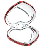 PT2 - Designer Heart Compact Mirror