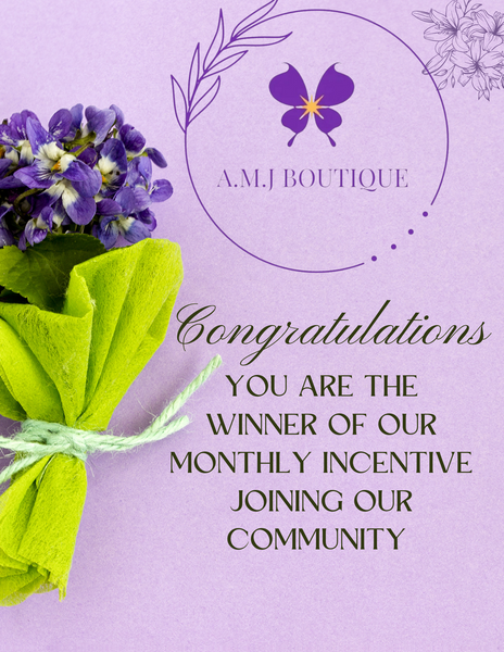 Monthly Incentive For Joining Our Community