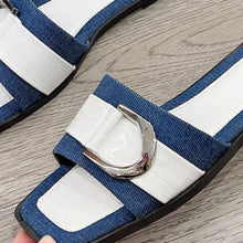 Cargar imagen en el visor de la galería, Buckle Trim Open Toe Sandals
