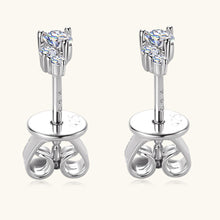 Load image into Gallery viewer, 925 Sterling Silver Moissanite Stud Earrings
