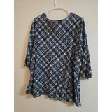 Black And white Women Blouse