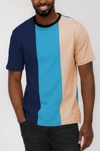 Cargar imagen en el visor de la galería, Weiv Mens Color Block T Shirt
